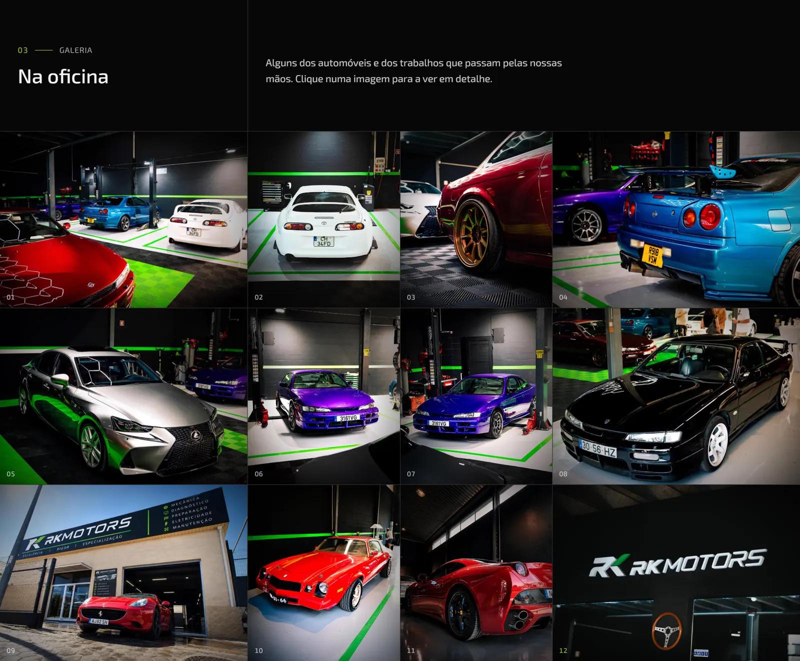 RKMotors — galeria de viaturas